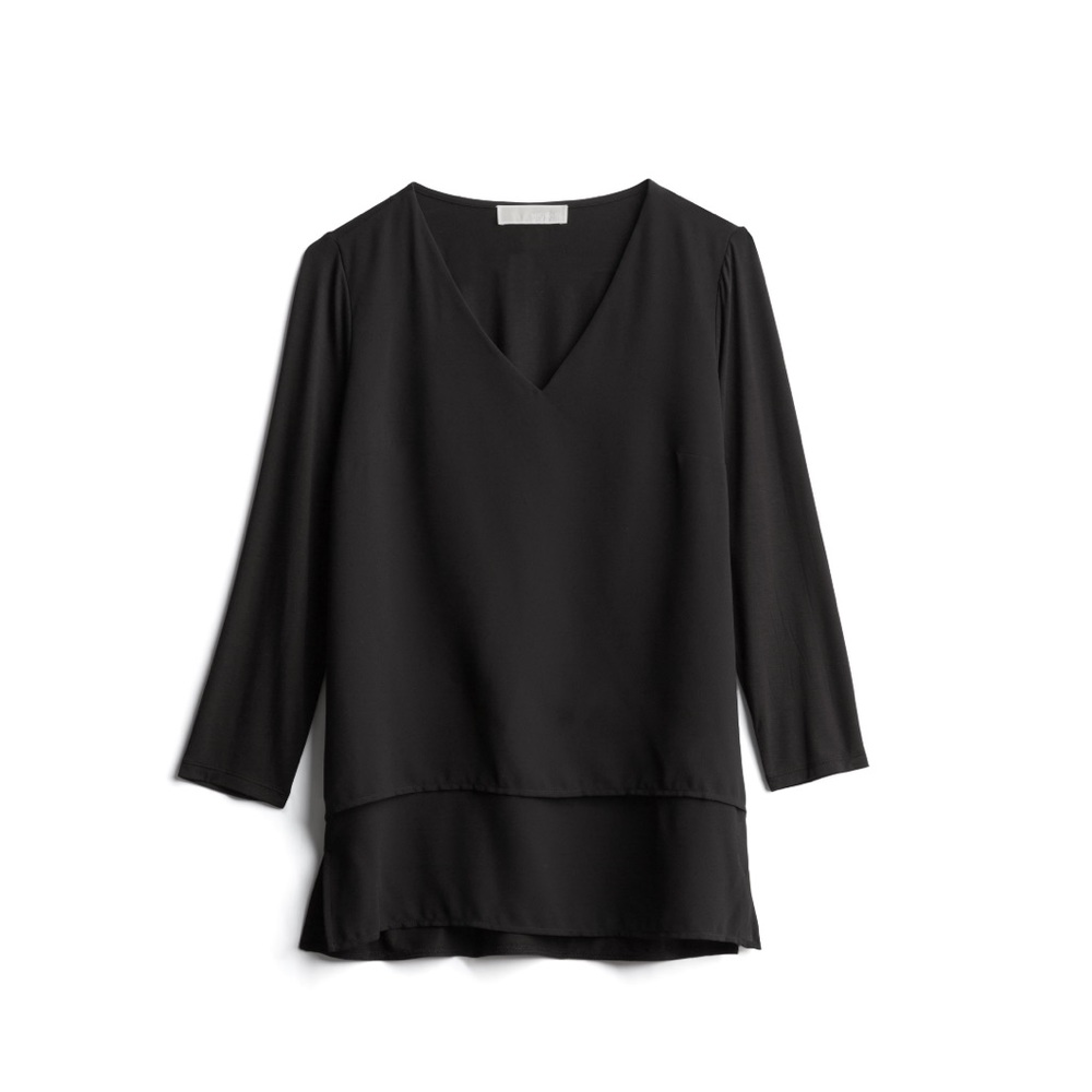 Michael Kors Sariyah Mix Material Blouse